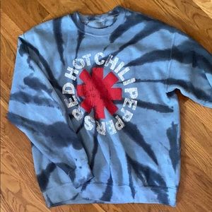 RHCP Tie Dye Crewneck Sweatshirt